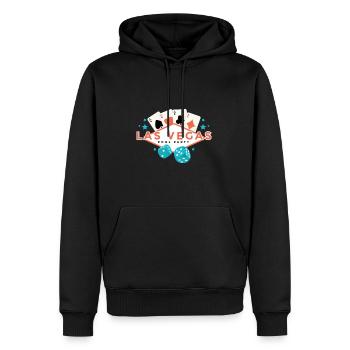 Vegas Pool Party Motiv - Männer Premium Bio Hoodie - Schwarz - Vorne - Nico (187cm)