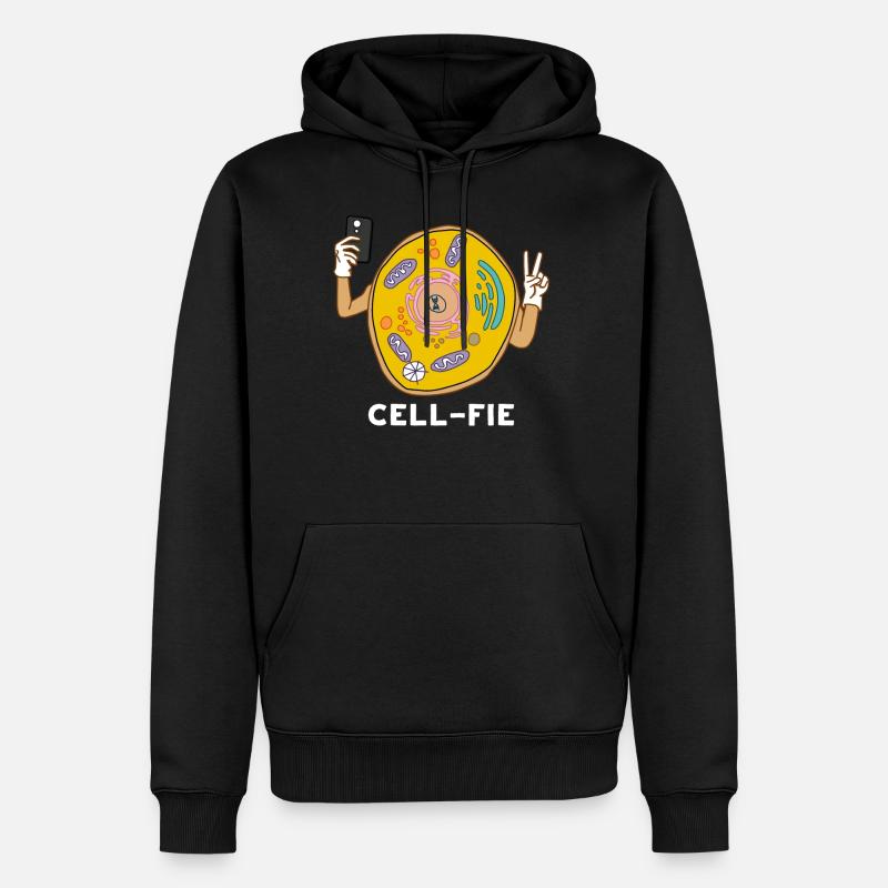 Cellfie Science Biology Cell Laboratory - Sweat à capuche Premium bio Homme - noir