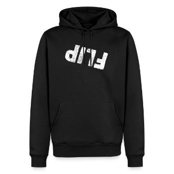 Flip Flip Flipping Tumbling Gymnast - Men’s Premium Organic Hoodie - black - Front - Nico (187cm)