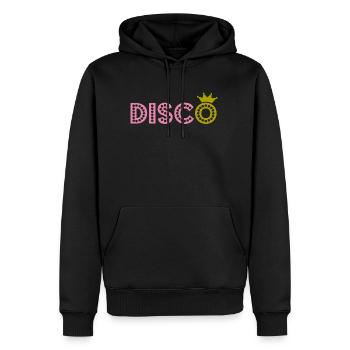 Dancing disco - Men’s Premium Organic Hoodie - black - Front - Nico (187cm)