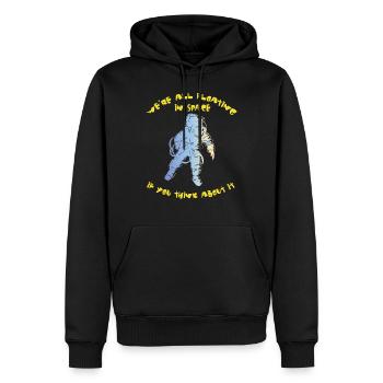 Astronaut Wissenschaft Raumfahrt - Männer Premium Bio Hoodie - Schwarz - Vorne - Nico (187cm)
