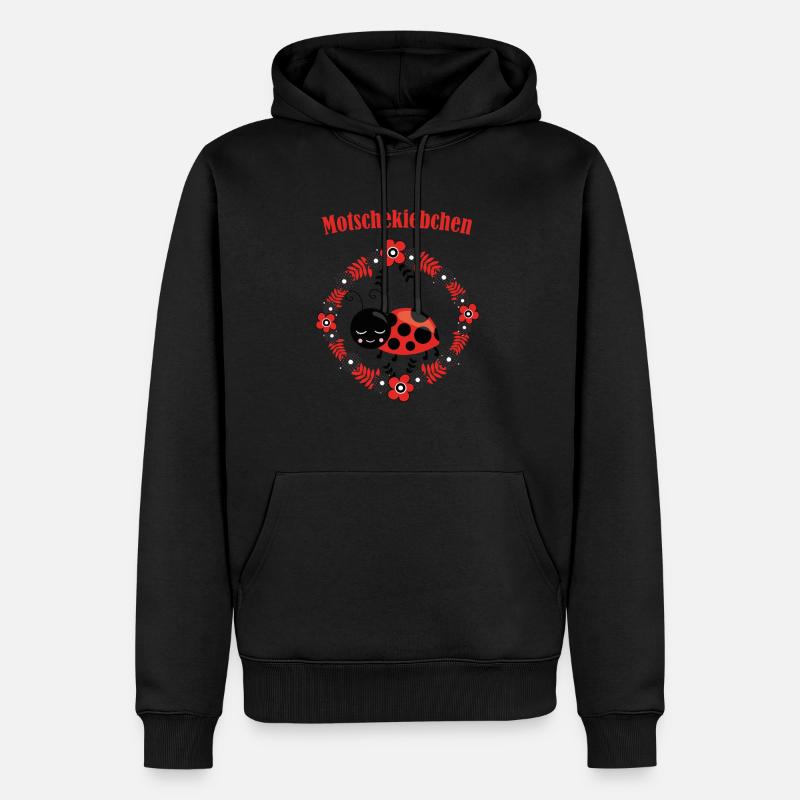 Modschegiebchen Motschekiebchen Geschenk 0814 - Männer Premium Bio Hoodie - Schwarz