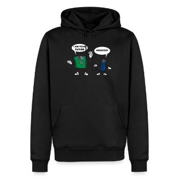 Computertechnik Diskette USB-Stick Geschenk - Männer Premium Bio Hoodie - Schwarz - Vorne - Nico (187cm)