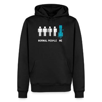 Tauchen Scuba Ozean Schnorcheln Taucher Geschenk - Männer Premium Bio Hoodie - Schwarz - Vorne - Nico (187cm)