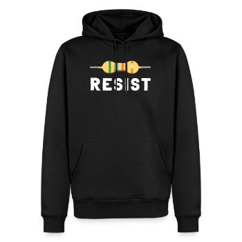 Widerstand Schaltung Elektronik Engineering Physik - Männer Premium Bio Hoodie - Schwarz - Vorne - Nico (187cm)