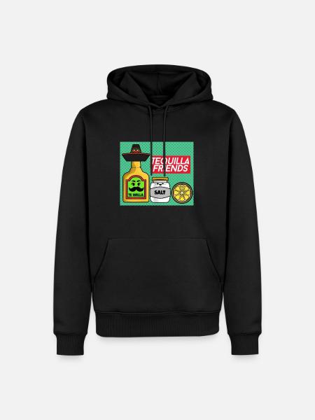 Tequila's friends tequila friends - Men’s Premium Organic Hoodie - black