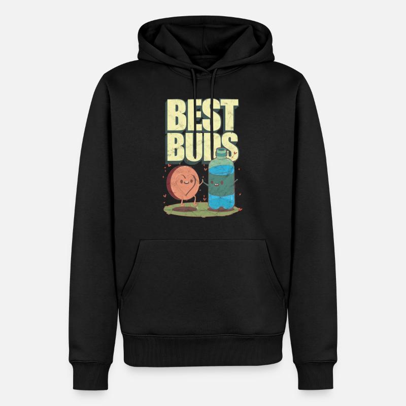 Ectasy MDMA Wasser - Männer Premium Bio Hoodie - Schwarz