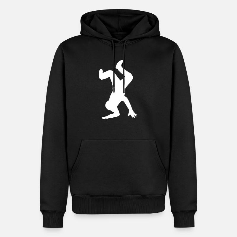 Breakdance breakdance - Sweat à capuche Premium bio Homme - noir