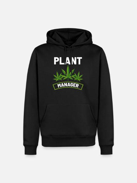 Plant Manager - Men’s Premium Organic Hoodie - black