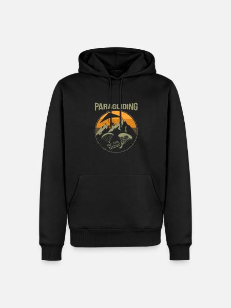 parasailing - Men’s Premium Organic Hoodie - black