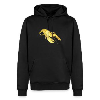 Hummer - Männer Premium Bio Hoodie - Schwarz - Vorne - Nico (187cm)