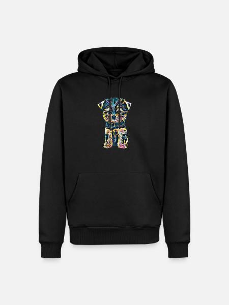 Yorkshire Terrier - Men’s Premium Organic Hoodie - black