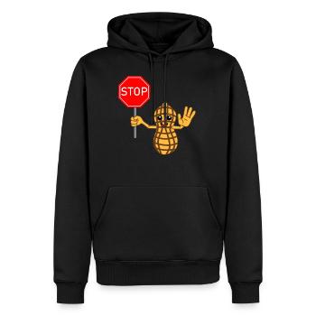 Allergie Allergic Noix Allergic Gift - Sweat à capuche Premium bio Homme - noir - Devant - Nico (187cm)
