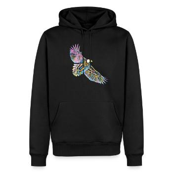 Aigle - Sweat à capuche Premium bio Homme - noir - Devant - Nico (187cm)
