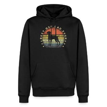 Bester APS-Vater aller Zeiten - Männer Premium Bio Hoodie - Schwarz - Vorne - Nico (187cm)