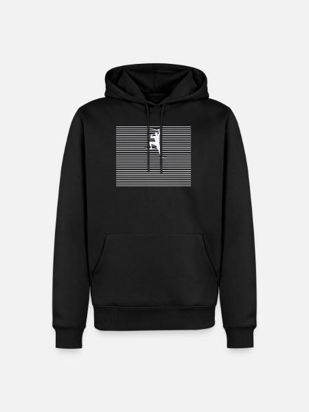 Bouldern Geschenk - Männer Premium Bio Hoodie - Schwarz