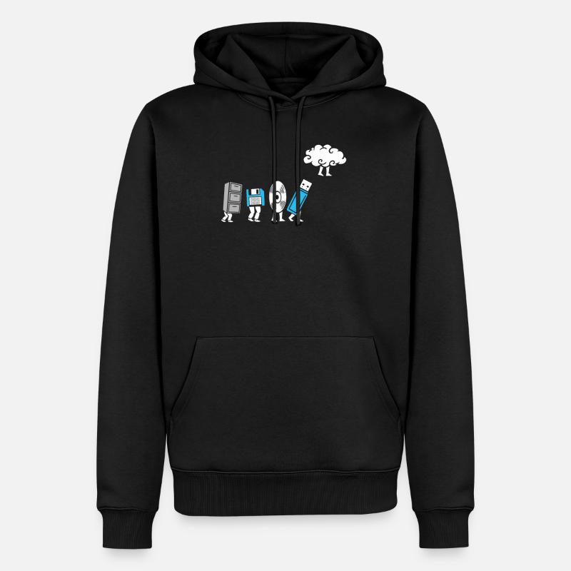 Développement informatique en nuage - Sweat à capuche Premium bio Homme - noir