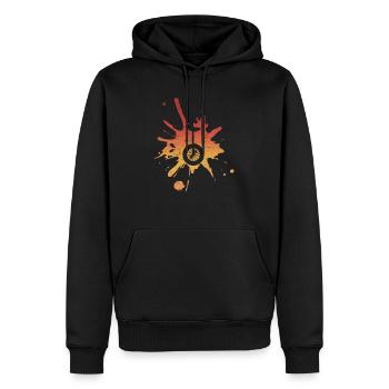 Monocycle monocycle monocycle - Sweat à capuche Premium bio Homme - noir - Devant - Nico (187cm)