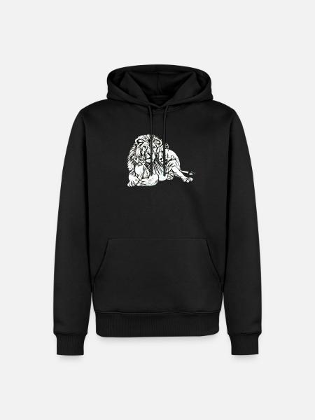 Lions - Men’s Premium Organic Hoodie - black