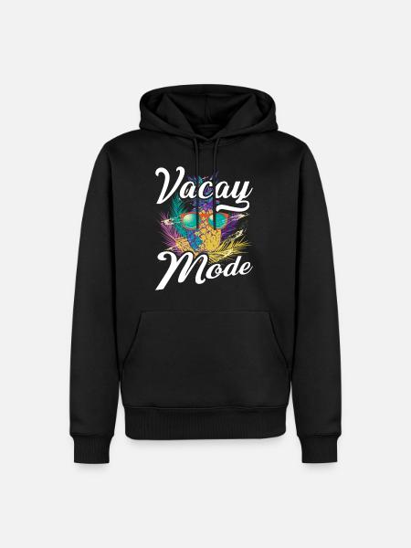 VACAY MODE - Men’s Premium Organic Hoodie - black