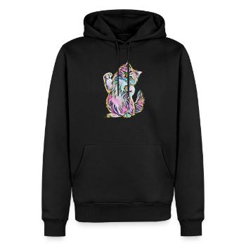 Main Coon - Männer Premium Bio Hoodie - Schwarz - Vorne - Nico (187cm)