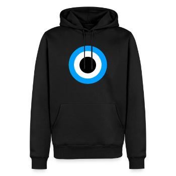 NAPOLI ULTRAS - Men’s Premium Organic Hoodie - black - Front - Nico (187cm)