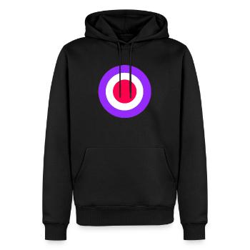 FIORENTINA ULTRAS - Männer Premium Bio Hoodie - Schwarz - Vorne - Nico (187cm)