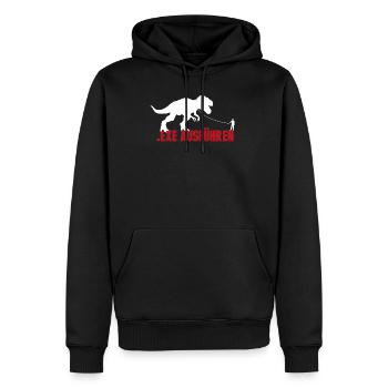 Exe Run Anniversaire de cadeau d'administration informatique - Sweat à capuche Premium bio Homme - noir - Devant - Nico (187cm)