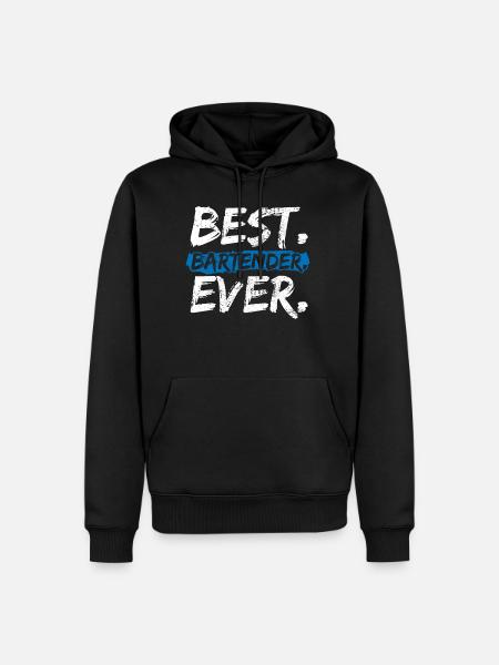 bartender - Men’s Premium Organic Hoodie - black