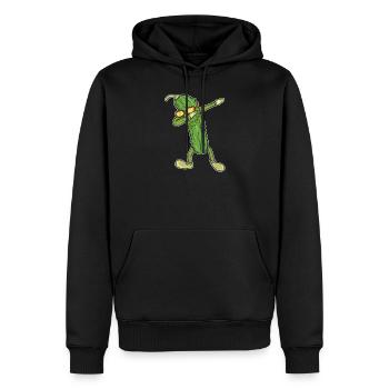 Dabbing Pickle Dab Dance Gift Birthday - Sweat à capuche Premium bio Homme - noir - Devant - Nico (187cm)