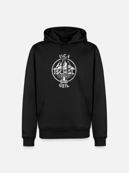 Ischgl Apres Ski Geschenk - Männer Premium Bio Hoodie - Schwarz