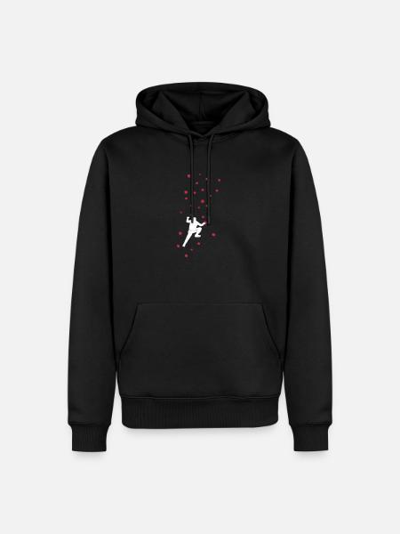 bouldering - Men’s Premium Organic Hoodie - black