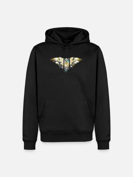 Falke - Männer Premium Bio Hoodie - Schwarz