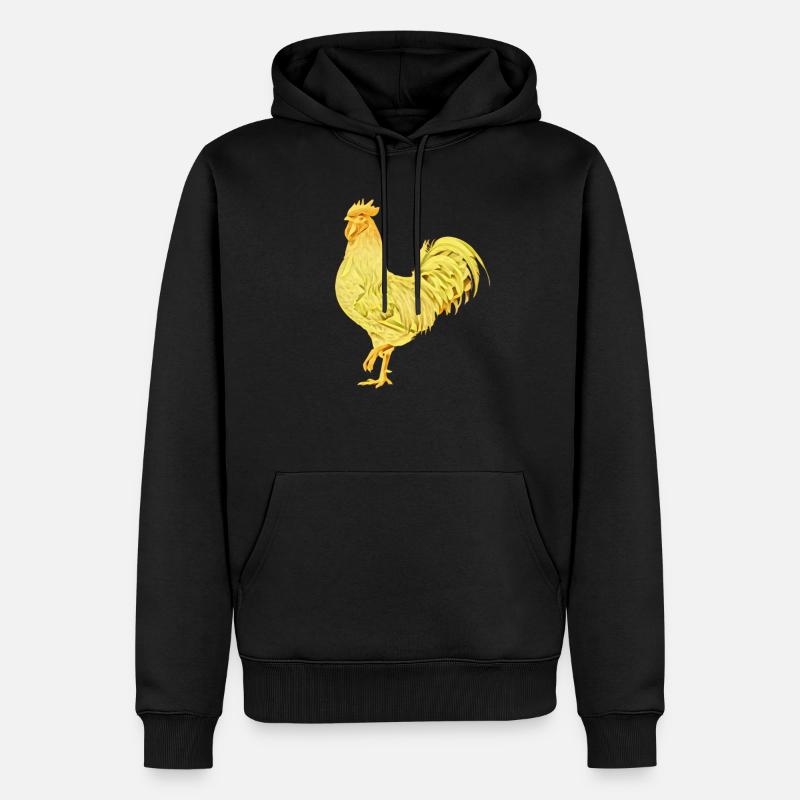 robinet - Sweat à capuche Premium bio Homme - noir