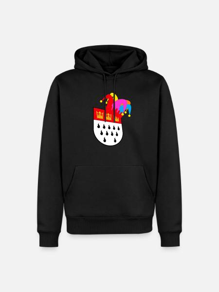 Köln Karneval - Männer Premium Bio Hoodie - Schwarz
