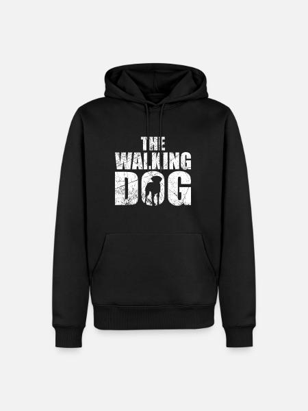 The Walking Dog - Männer Premium Bio Hoodie - Schwarz