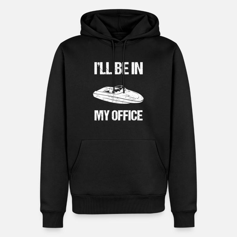 Boot Bootsführerschein Kapitän Motorboot - Männer Premium Bio Hoodie - Schwarz