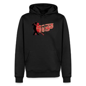 Tango, Tango Tänzer - Männer Premium Bio Hoodie - Schwarz - Vorne - Nico (187cm)