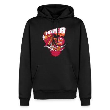 FPV Racing und Freestyle - Männer Premium Bio Hoodie - Schwarz - Vorne - Nico (187cm)