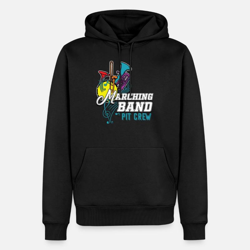 Marching Band - Männer Premium Bio Hoodie - Schwarz