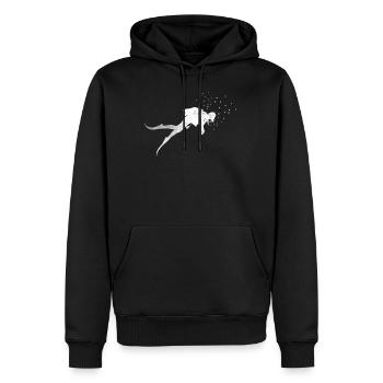 Cadeau de plongée sous-marine - Sweat à capuche Premium bio Homme - noir - Devant - Nico (187cm)