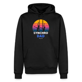 Synchronschwimmen Synchro Dad Funny - Männer Premium Bio Hoodie - Schwarz - Vorne - Nico (187cm)
