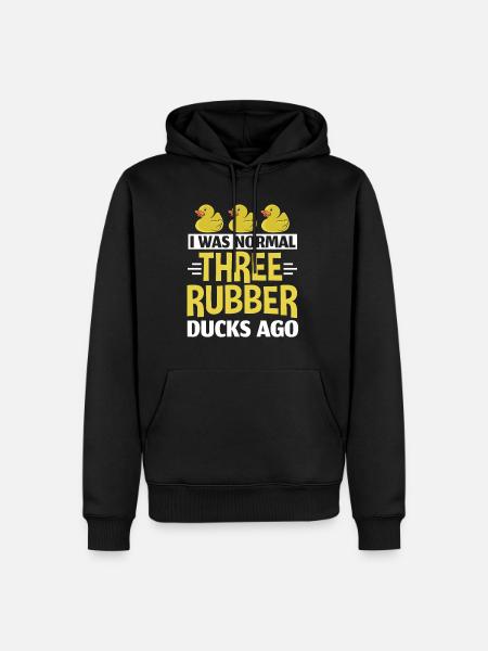 Rubber duck - Men’s Premium Organic Hoodie - black