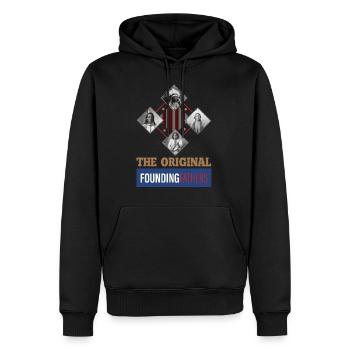 Columbus day, Columbus day indigenous, Columbus - Männer Premium Bio Hoodie - Schwarz - Vorne - Nico (187cm)