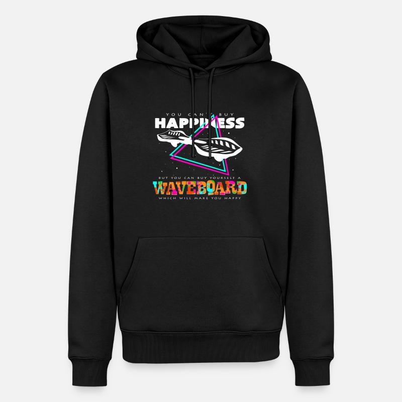 Waveboard - Sweat à capuche Premium bio Homme - noir