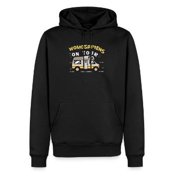 Motorhome Travel Gift for Motorhome Drivers - Men’s Premium Organic Hoodie - black - Front - Nico (187cm)