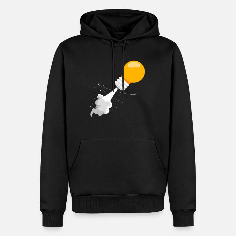 Startup Projekt - Männer Premium Bio Hoodie - Schwarz
