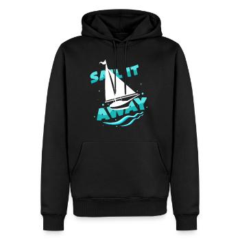 Segeln - Männer Premium Bio Hoodie - Schwarz - Vorne - Nico (187cm)