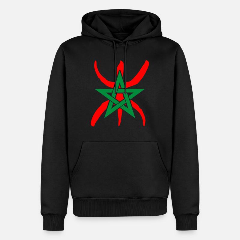 Amazigh Marokko - Männer Premium Bio Hoodie - Schwarz