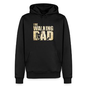 The Walking Dad Father's Day Gentlemen - Men’s Premium Organic Hoodie - black - Front - Nico (187cm)